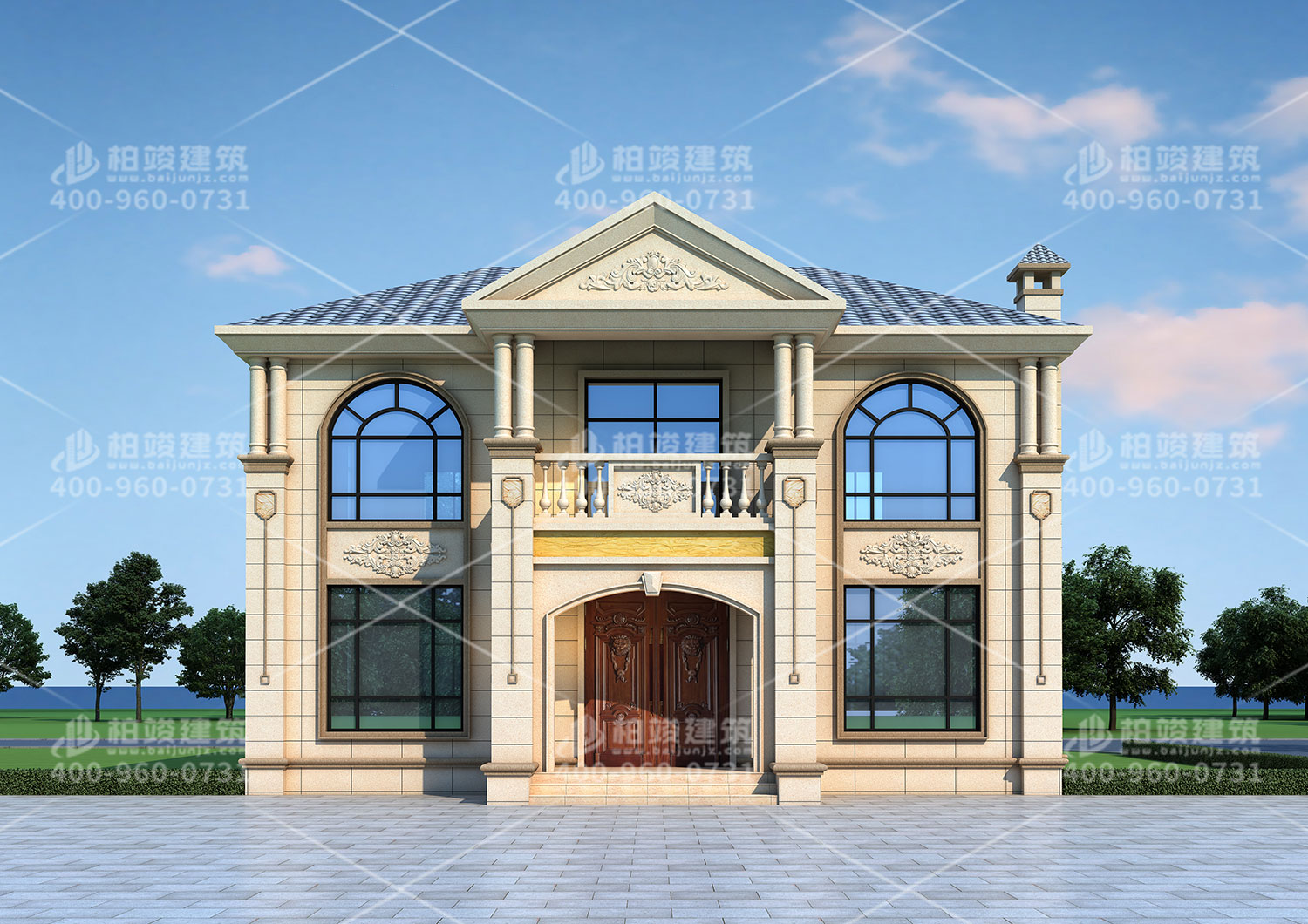 二层小别墅建筑设计图，全套经典图纸。